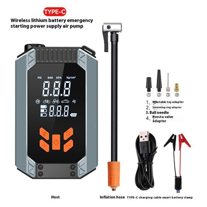 Car Wireless Inflatable emergency Start Power All-in-one Machine