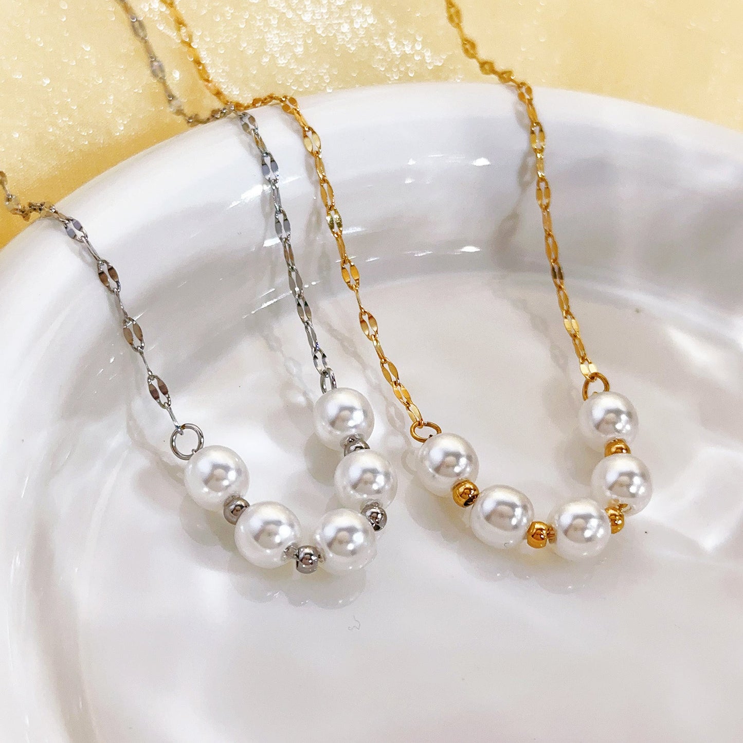 Design Small Net Red Non-fading Titanium Steel Clavicle Chain