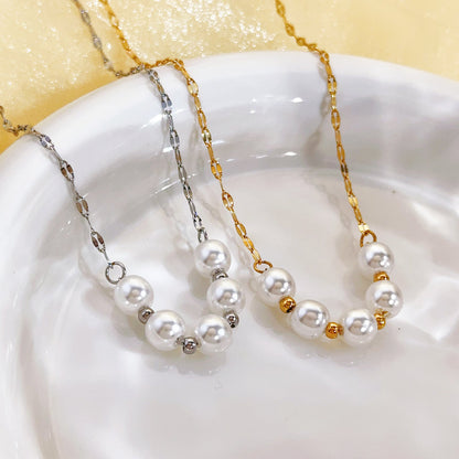 Design Small Net Red Non-fading Titanium Steel Clavicle Chain