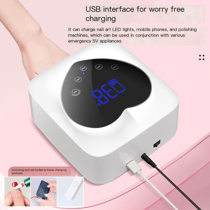 X20 Wireless Nail Lamp – Rechargeable Cordless UV LED Nail Dryer for Gel Polish