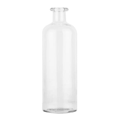 Mouth Glass Vase Clear Blue Simple Nordic Inserted Vase