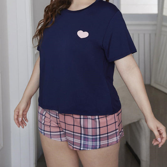 Ensemble de pyjama d'été grande taille pour femmes