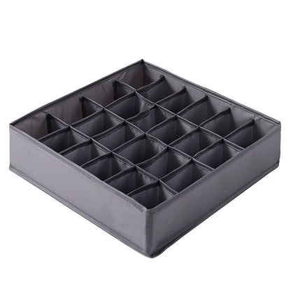 24 Compartment Underwear Sock Storage Box Washable