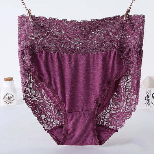 Culottes Grande Taille en Modal et Dentelle pour Femmes