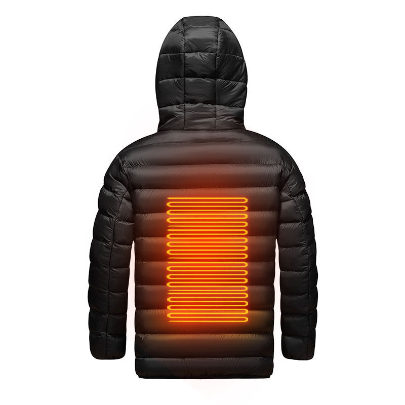 Veste d'hiver thermique électrique intelligente pour filles