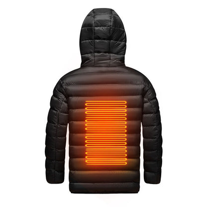 Veste d'hiver thermique électrique intelligente pour filles