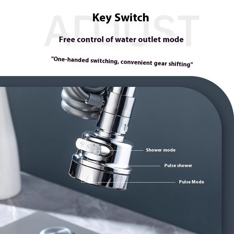 Electroplated Pull-Out Faucet Sprayer Nozzle