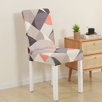 New Chair Cover Printed Chair Cover Elastic Antifouling Hotel Household Chair Cushion Protective Cover
