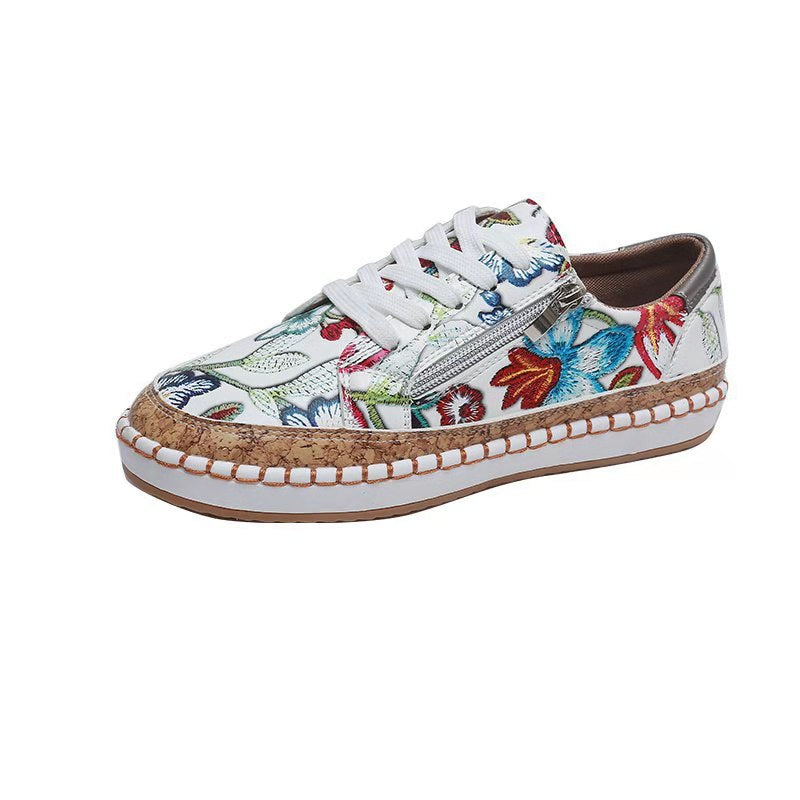 Ethnic Style Printed Flats Decor