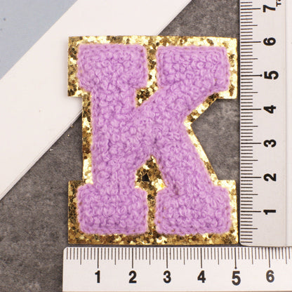 26 Patchs de Vêtements Brodés avec Lettres