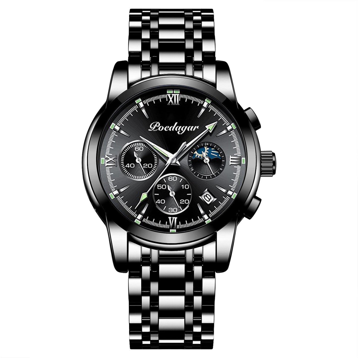 Multifunctional Men's Watch Luminous Waterproof Quartz Wrist Watch