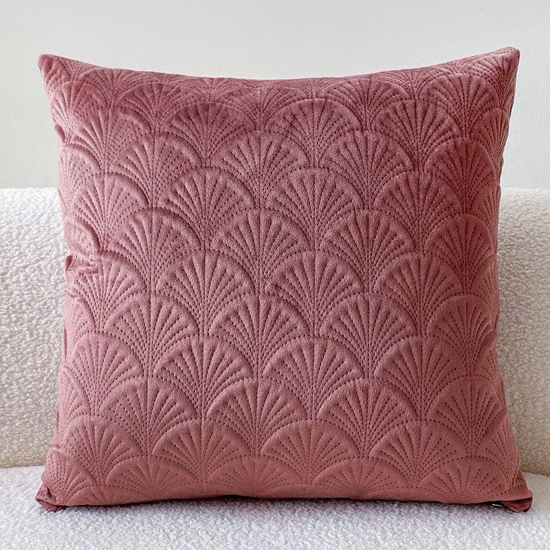 Sofa Embrace Pillowcase Solid Color Bedside Cushion Office Pillow