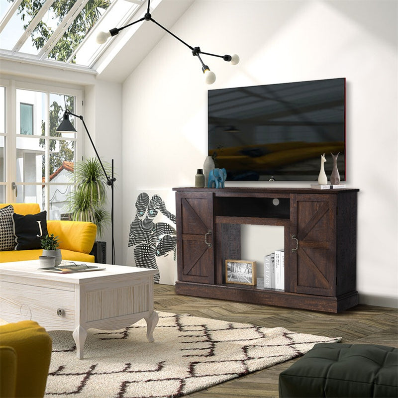 Meuble TV en bois de style vintage pour salon