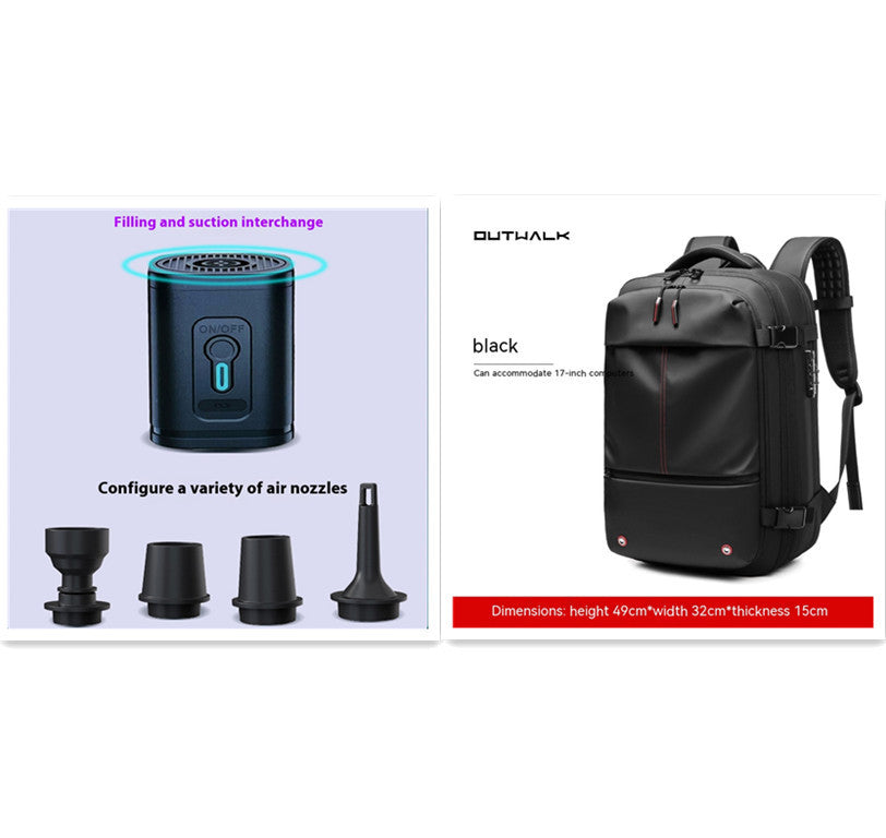 Sac de compression sous vide - Aspiration électrique sans fil