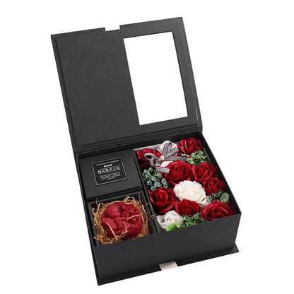 Boîte à fleurs de savon Tanabata Saint Valentin Cadeau Créatif Rose Anniversaire