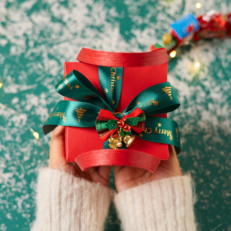 Emballage Boîte Cadeau de Noël Fruits de la Veille de Noël