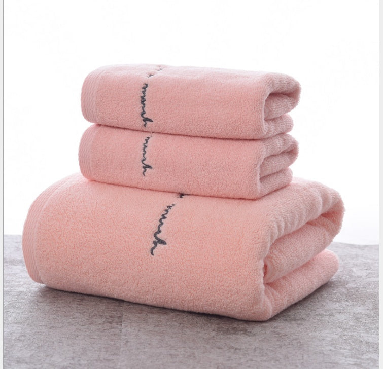 Ensemble cadeau de serviettes de bain en pur coton, haut de gamme, pour couple