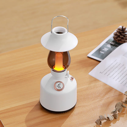 Pequeño altavoz Bluetooth con luz LED ambiental para mesita de noche en el dormitorio