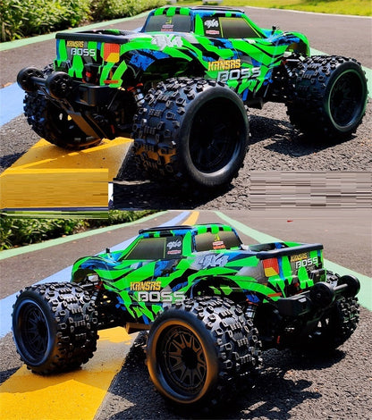 Coche teledirigido todoterreno profesional RC de alta velocidad 4x4 eléctrico sin escobillas para adultos