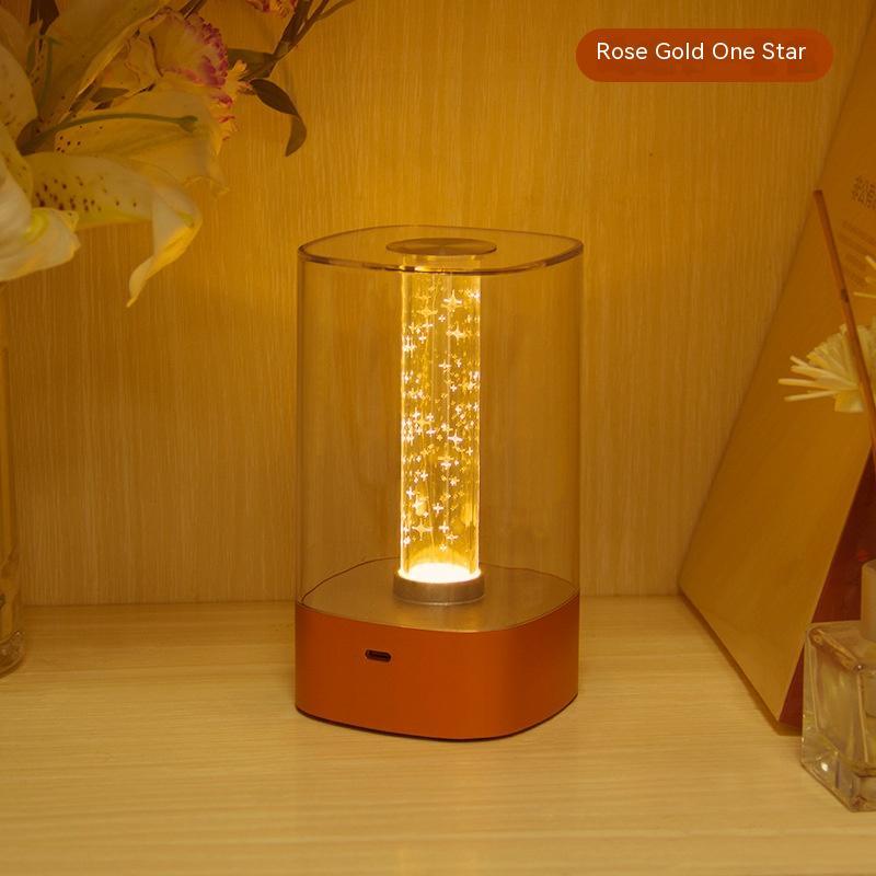 Nouvelle Lampe d'Ambiance LED Tactile Rechargeable USB Protection des Yeux Lampe de Chevet pour Chambre Bar Restaurant Décoration Jardin Veilleuse Décoration Intérieure