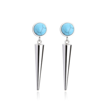 Elegant Stainless Steel Vintage Earrings Geometric