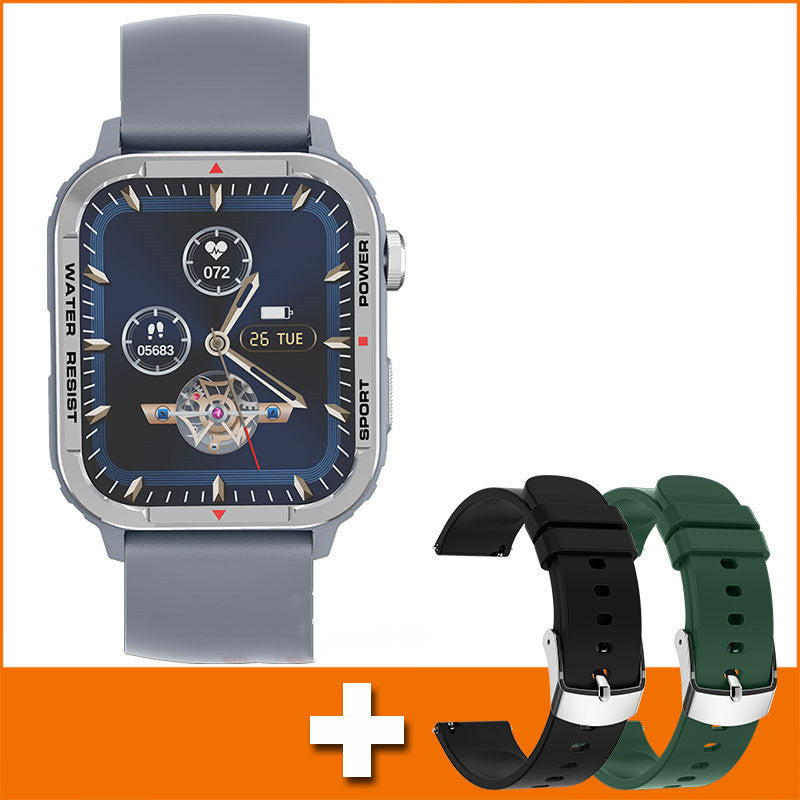 Montre intelligente sportive Bluetooth avec suivi de la pression artérielle et de l'oxygène sanguin