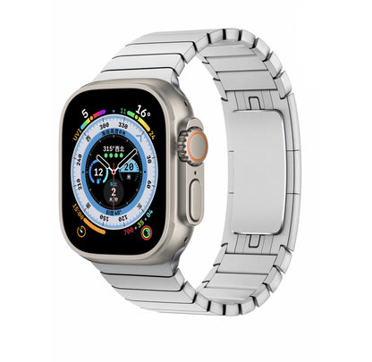 Compatible avec le bracelet en acier inoxydable Smartwatch 8, boucle à nœud, bracelet de montre en métal IWatch