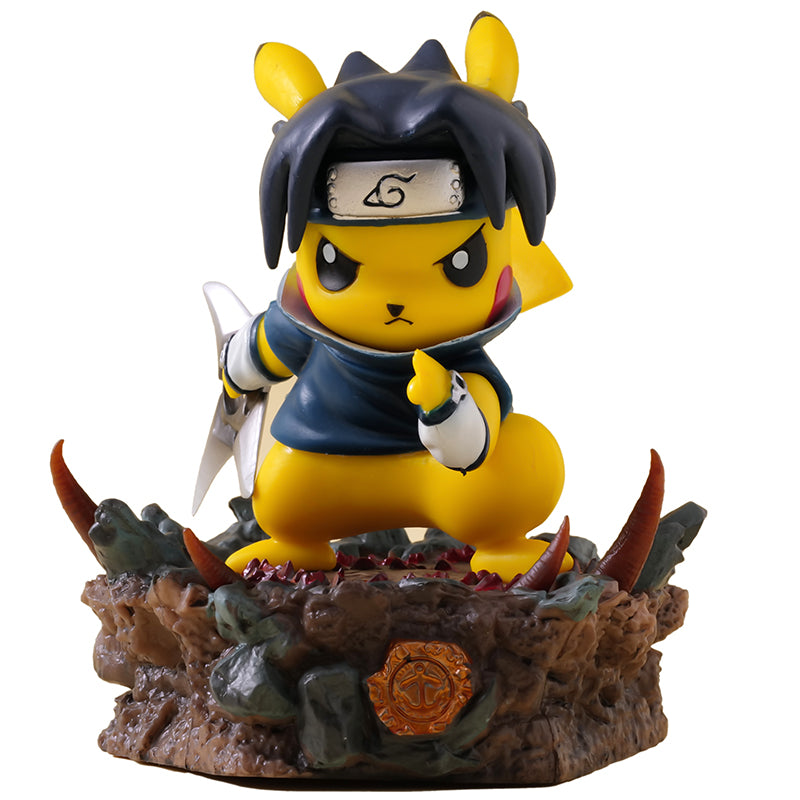 Pikachu x Naruto Anime Crossover PVC Figure