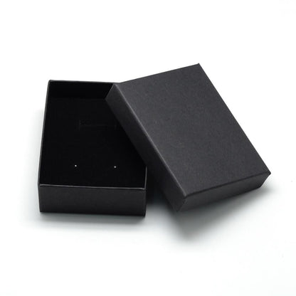 Caja de regalo de cartón rectangular para joyería