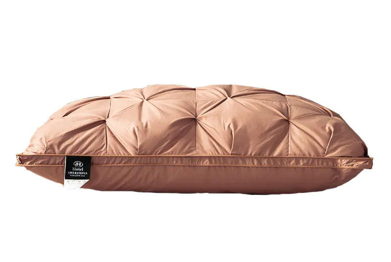 Feather Pillows with White Goose Neck Guards (Pair)