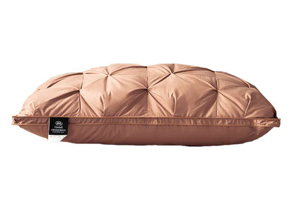 Feather Pillows with White Goose Neck Guards (Pair)