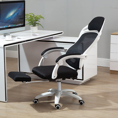 Ergonomic Gaming Chair for Computer & Office Use - Adjustable Lumbar Support and Breathable Mesh