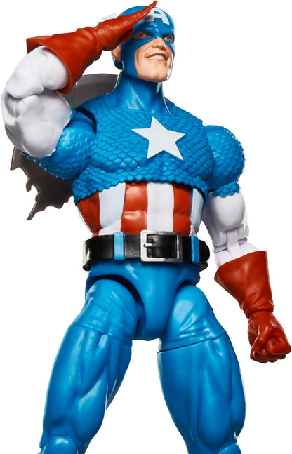 Marvel Legends Captain America, Avengers 6 Inch Action Figure with Shield