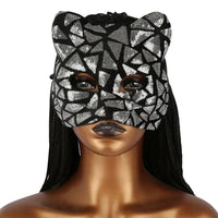 Cat Girl Half Face Party Mask | EVA Masquerade and Cosplay Accessory