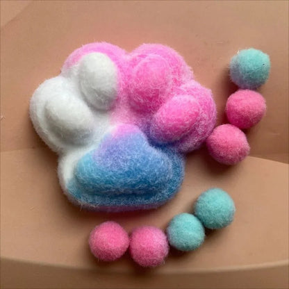 Cat Paw Mochi Squishy Toy | Slow Rebound Plush Fidget Toy for Stress Relief