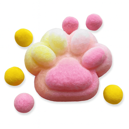 Cat Paw Mochi Squishy Toy | Slow Rebound Plush Fidget Toy for Stress Relief