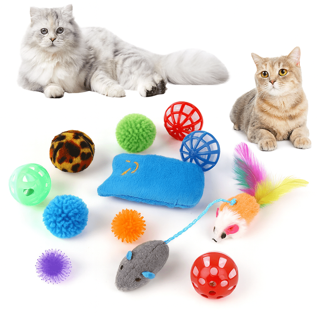 Cat Toy Variety Pack | Interactive Play Set for Kittens and Adult Cats