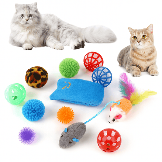 Cat Toy Variety Pack | Interactive Play Set for Kittens and Adult Cats