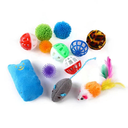 Cat Toy Variety Pack | Interactive Play Set for Kittens and Adult Cats