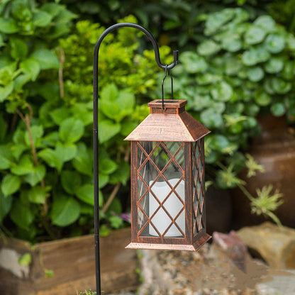 Lanterne Solaire Extérieure Éolienne à LED en Plastique