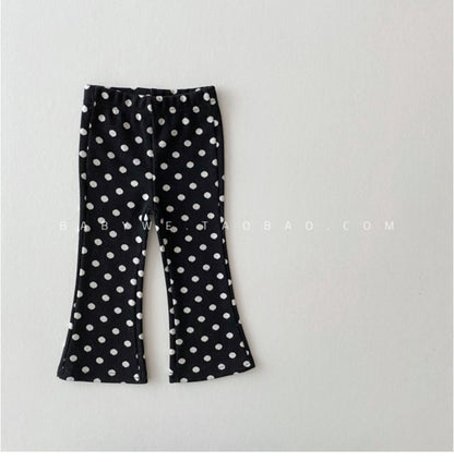 Loebear Crawler Primavera y Otoño Nueva Ropa de Niños Pantalones Acampanados a Cuadros para Niñas