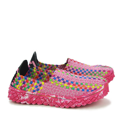 Chaussures tressées Homme Chaussures de sport décontractées Mocassins élastiques
