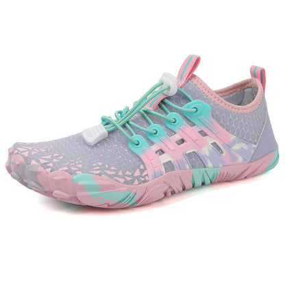 Men's Off-road Running Shoes, Lightweight Exercise Scattered Barefoot Shoes Non-slip Outdoor Walking Pumps