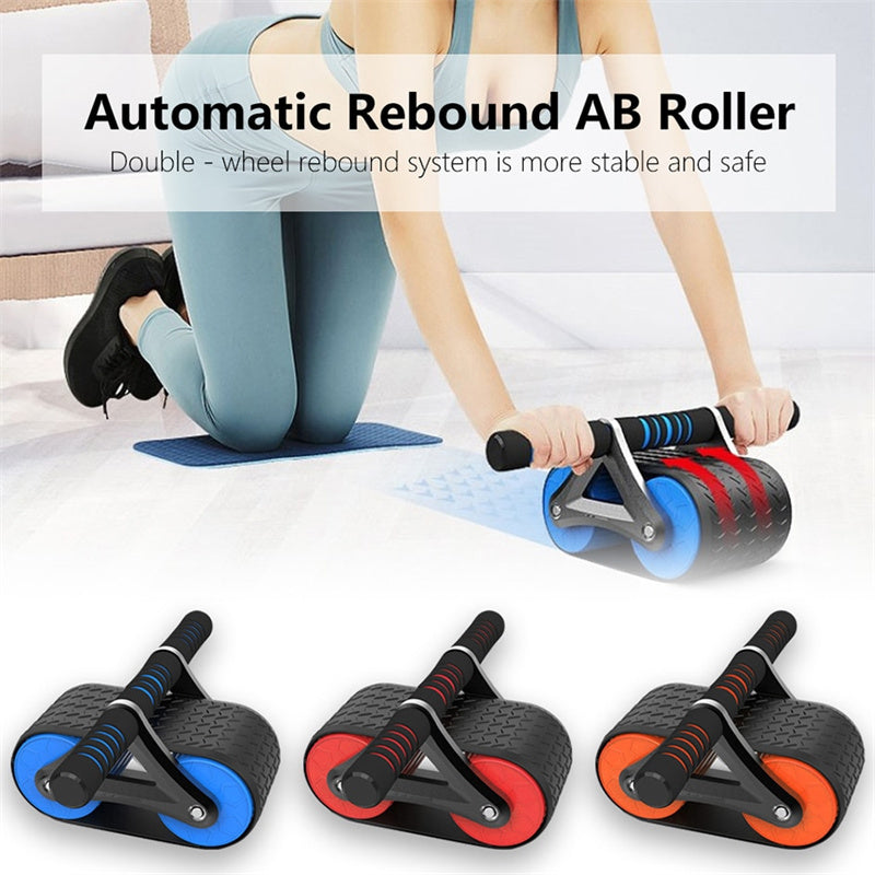 Double Wheel Abdominal Exerciser Fitness