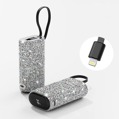 Super Fast Charging With Built-in Cable 10000mA