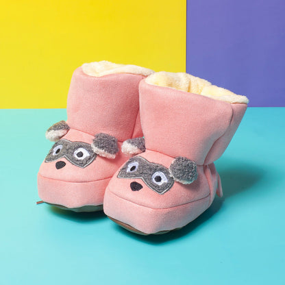 Chaussures mi-montantes isolées avec peluche pour éviter la chute de poils