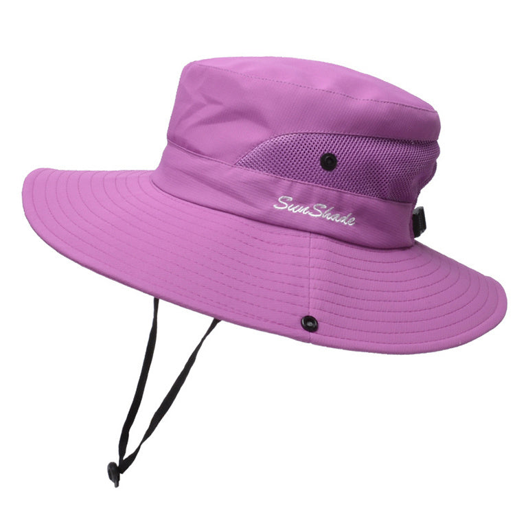 Chapeau de soleil pliable unisexe d'été Pêcheur Hommes Femmes Large bord Décontracté Extérieur Voyage Plage Protection solaire Anti-UV Chapeaux de soleil