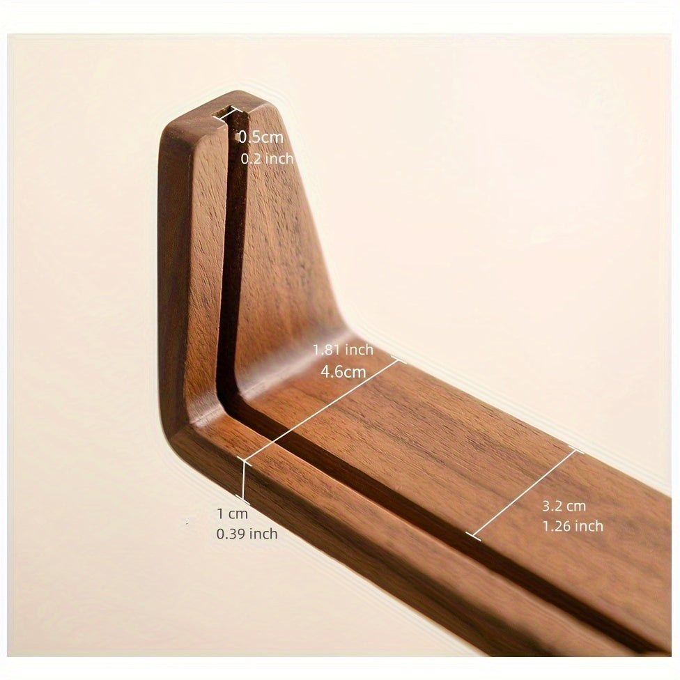 6 Inch Acrylic Photo Frame U Shaped Wood Desktop Picture Frame