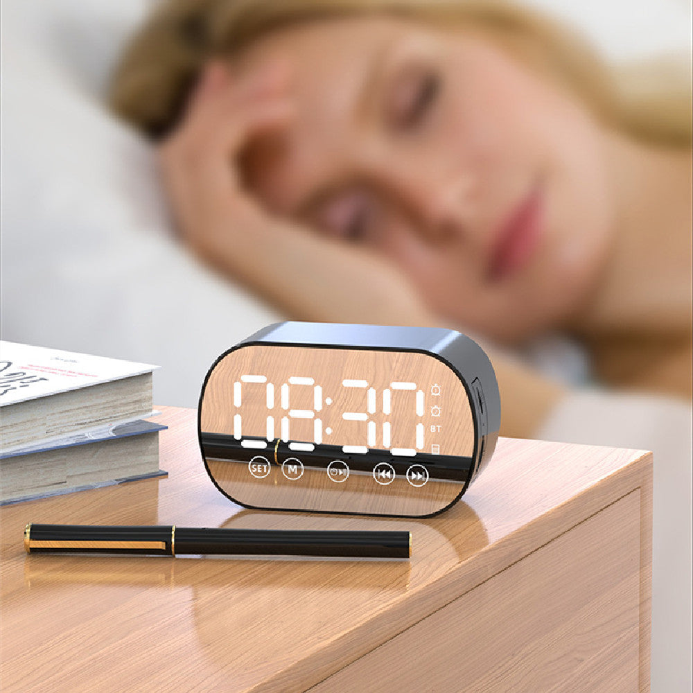 Mini haut-parleur Bluetooth sans fil multifonction miroir