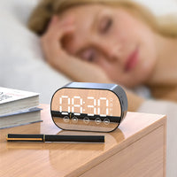 Mini haut-parleur Bluetooth sans fil multifonction miroir
